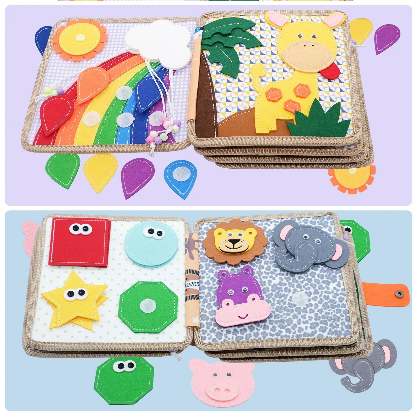 Montessori Genius Giraffe Book