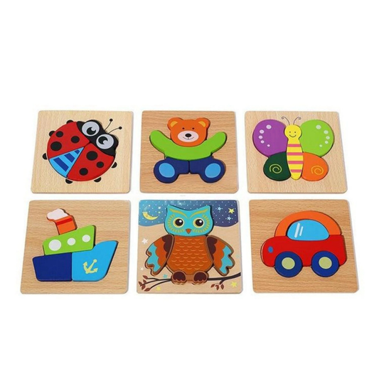 Montessori Happy Puzzles (6 Pack)