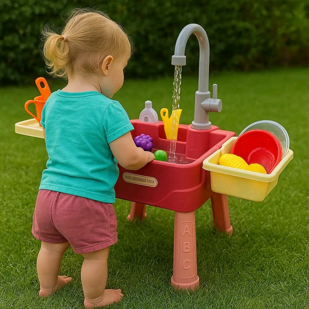 Montessori-Inspired Standing Water Sink β Indoor & Outdoor Play Station