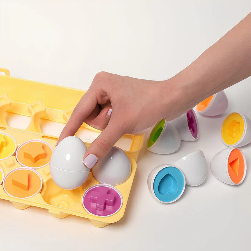 Montessori Geometric Eggs