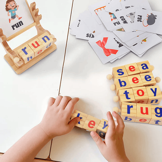 Montessori Spin and Spell Set