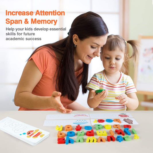 Montessori Wooden Spelling Game