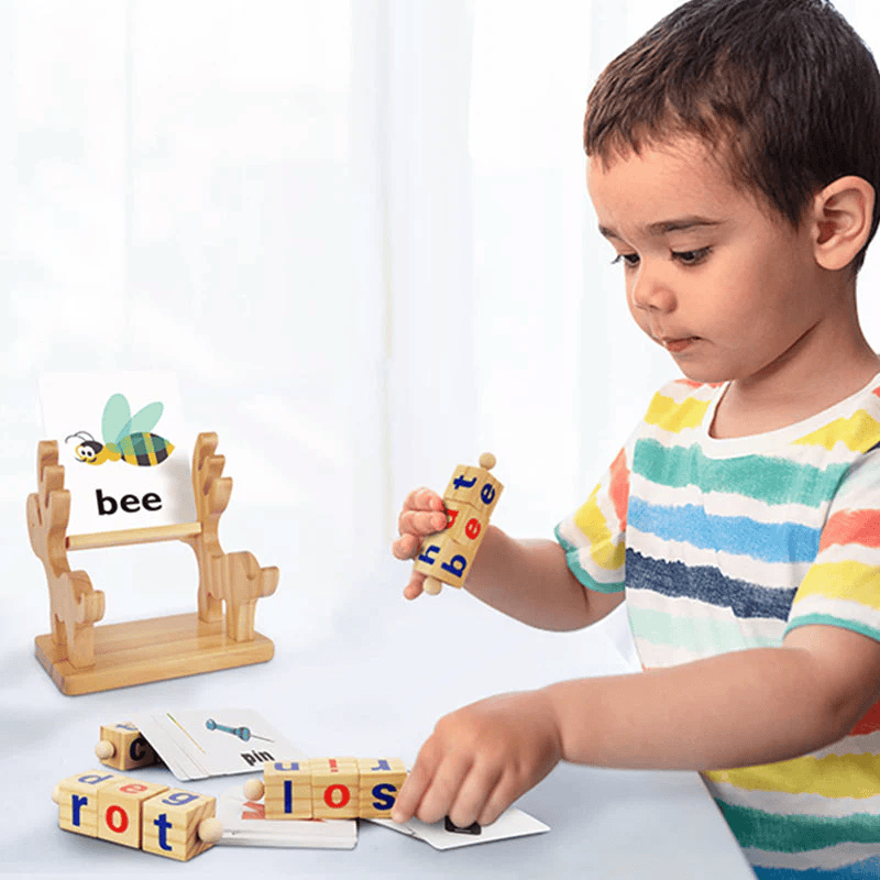 Montessori Spin and Spell Set