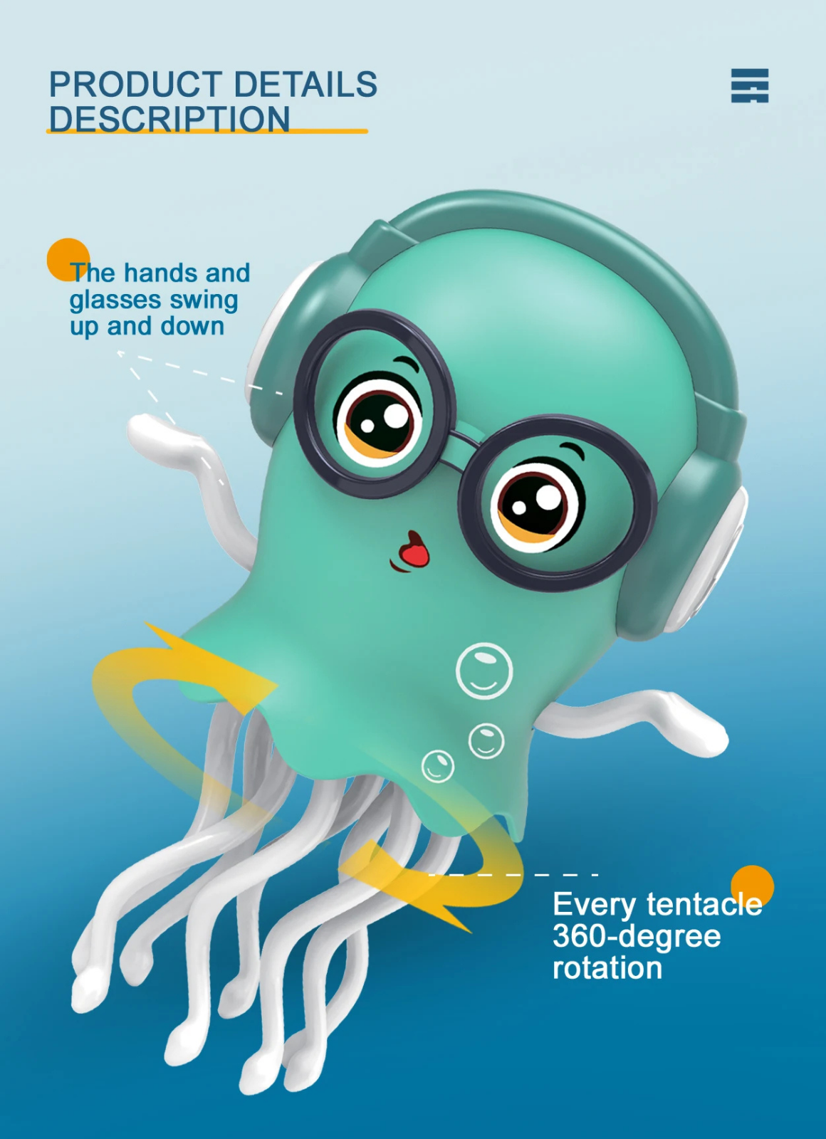 Dancing Octopus – Interactive Electronic Toy for Kids | Fun, Educational & Perfect Gift
