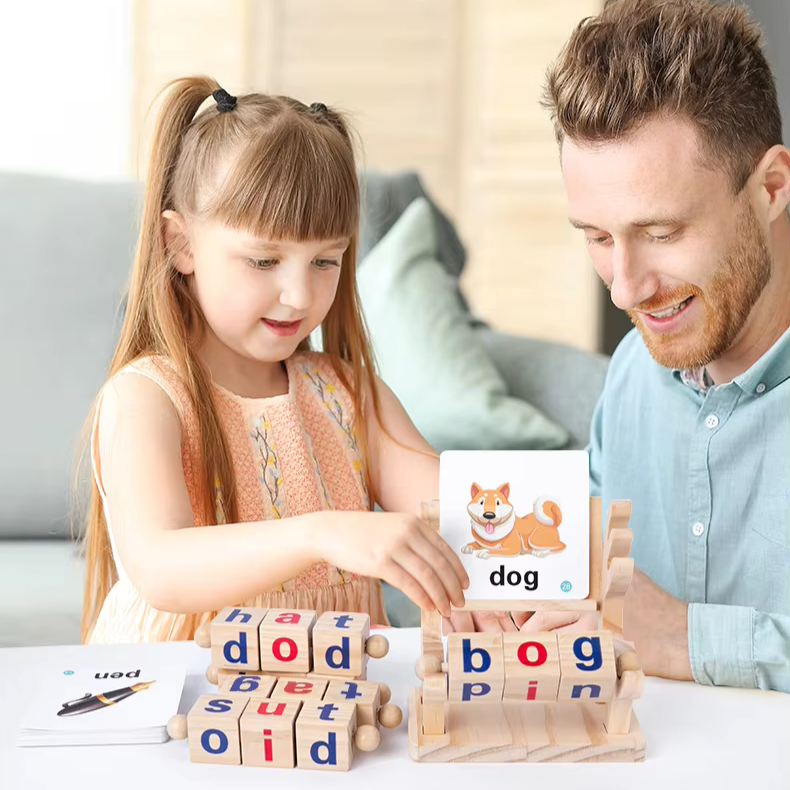Montessori Spin and Spell Set
