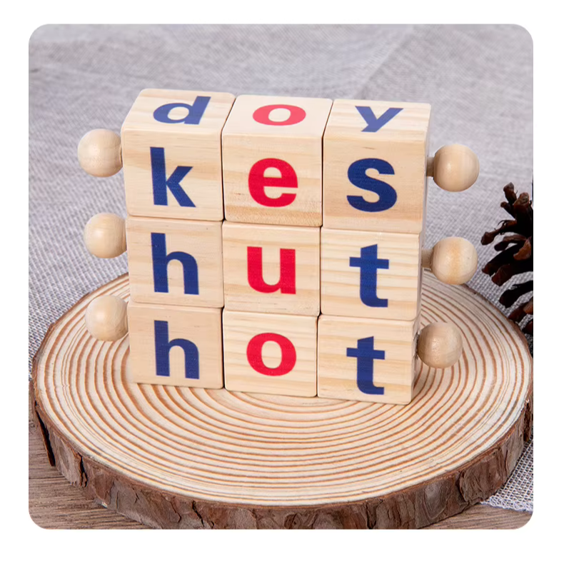 Montessori Spin and Spell Set