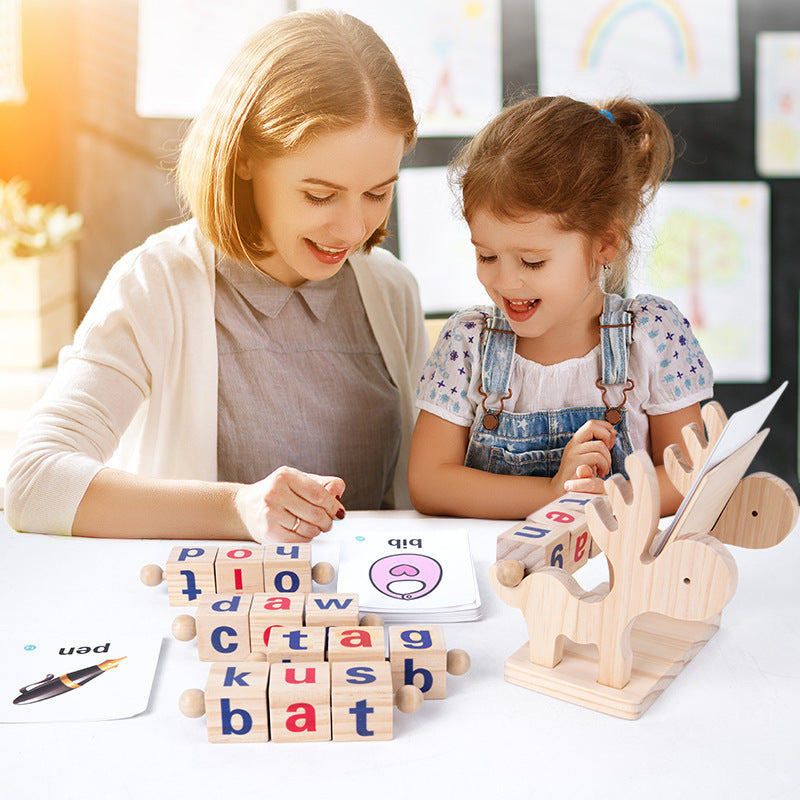 Montessori Spin and Spell Set