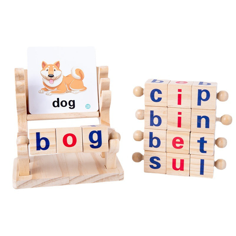 Montessori Spin and Spell Set