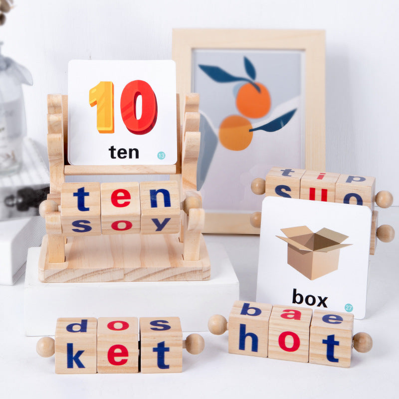 Montessori Spin and Spell Set