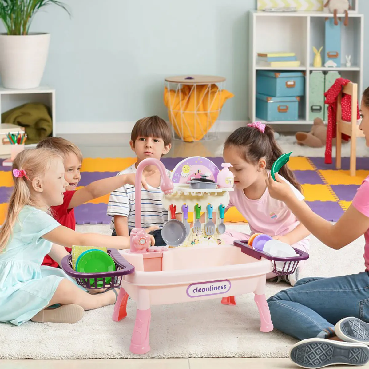 Montessori-Inspired Standing Water Sink β Indoor & Outdoor Play Station