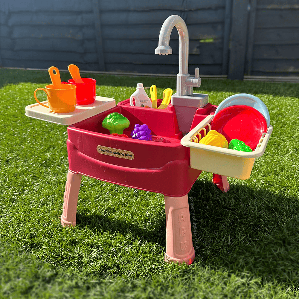 Montessori-Inspired Standing Water Sink β Indoor & Outdoor Play Station