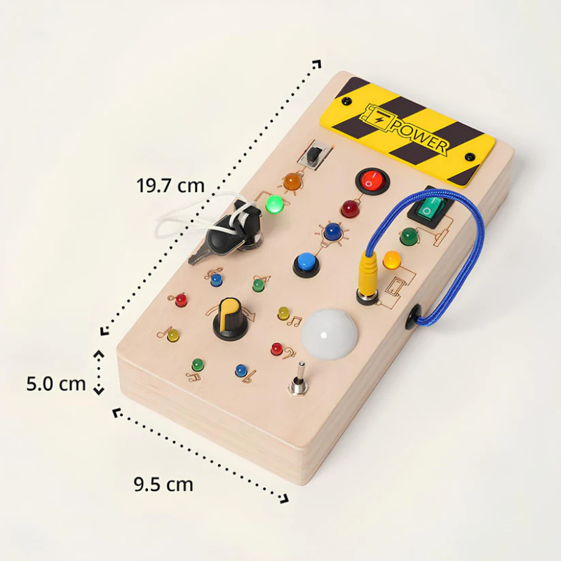 Montessori Wooden Switch Board