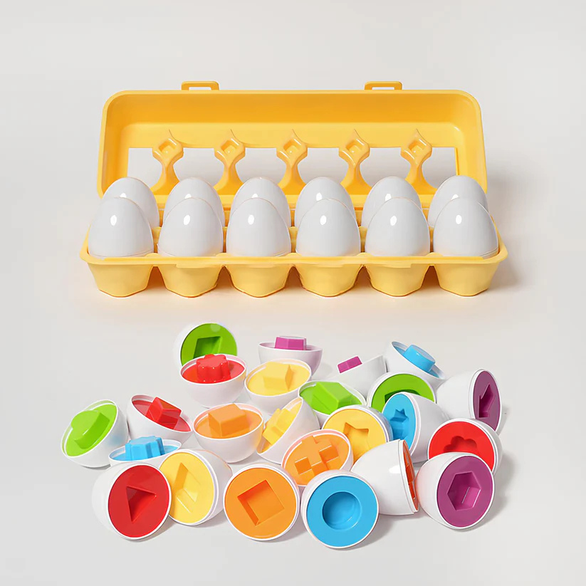 Montessori Geometric Eggs