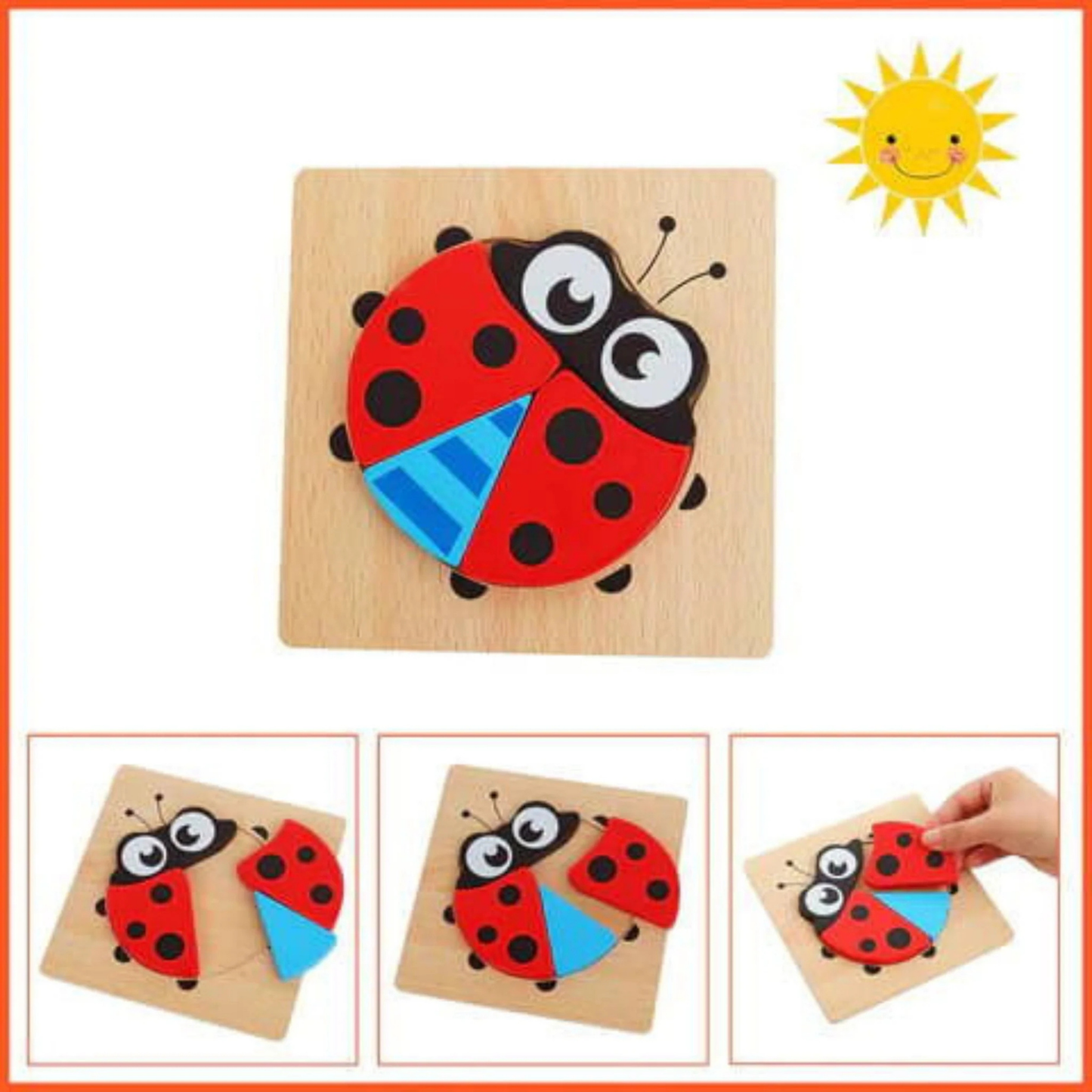 Montessori Happy Puzzles (6 Pack)