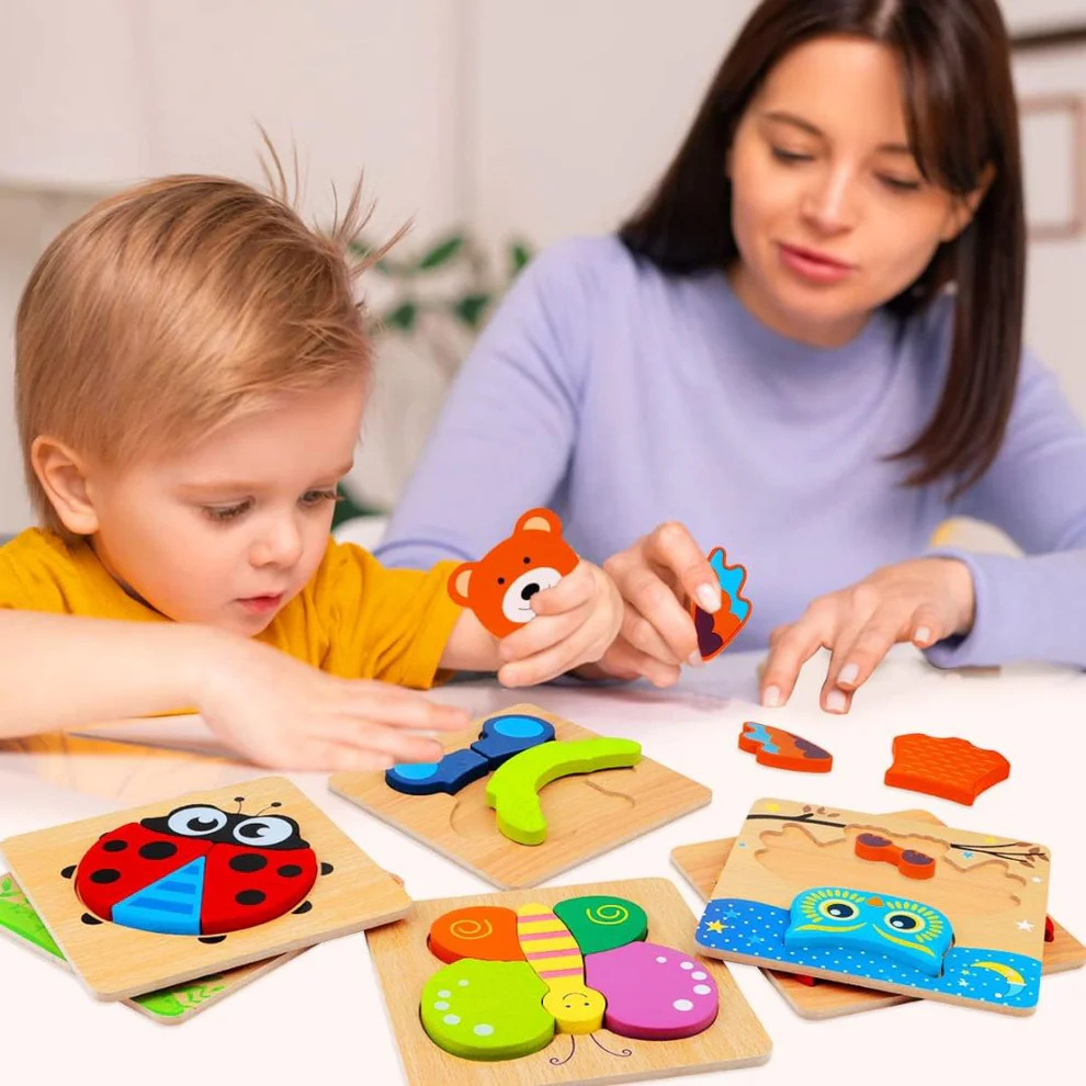 Montessori Happy Puzzles (6 Pack)