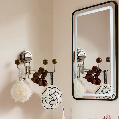 No-Drill Rotating Suction Hooks – Strong Hold, Easy Wall Installation