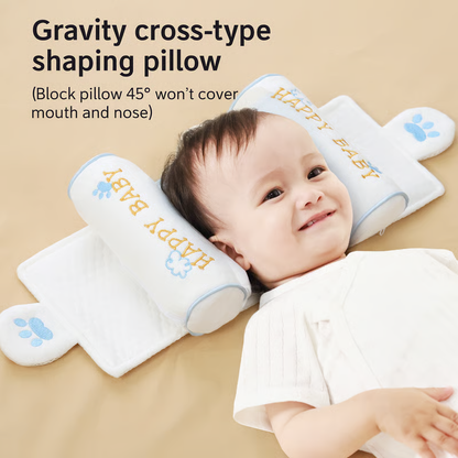 Organic Baby Head-Shaping Pillow – Soft, Safe & Supportive for Newborns 0–12 Months