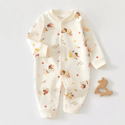 Essential Premium Cotton Romper - Playful Storytime