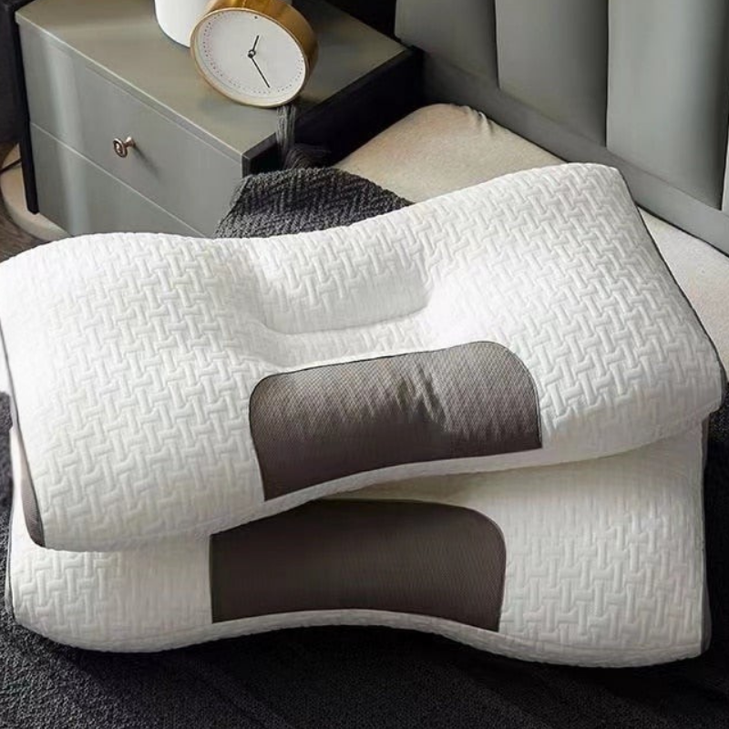 Luxe Sleep Contour Pillow For Back & Side Sleepers - Neck Support Pillow