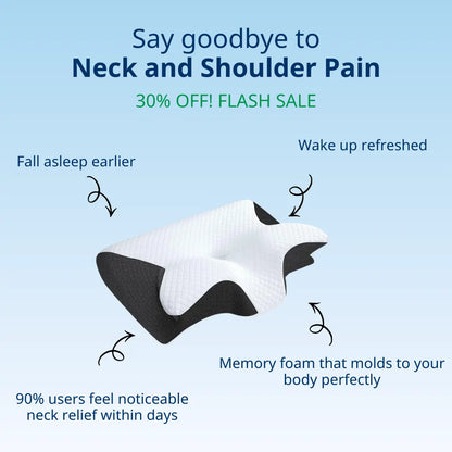 Ergonomic Pillow – Wake Up Refreshed — Every Single Morning