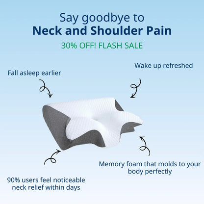 Ergonomic Pillow – Wake Up Refreshed — Every Single Morning