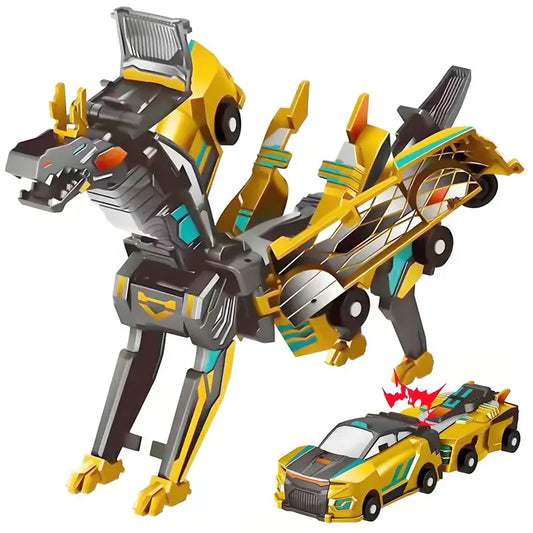 Collision Transforming Dinosaur Car Toy