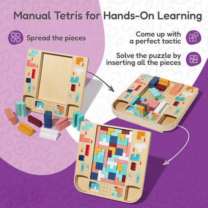 Montessori Wooden Tetris