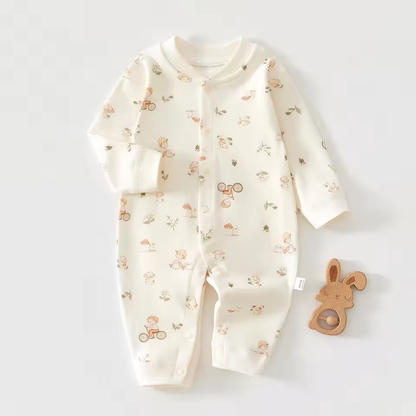 Essential Premium Cotton Romper - Playful Storytime