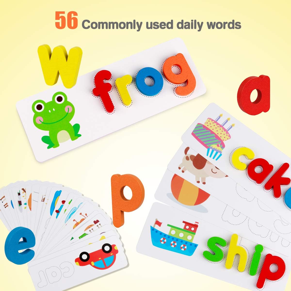 Montessori Wooden Spelling Game
