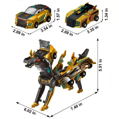Collision Transforming Dinosaur Car Toy