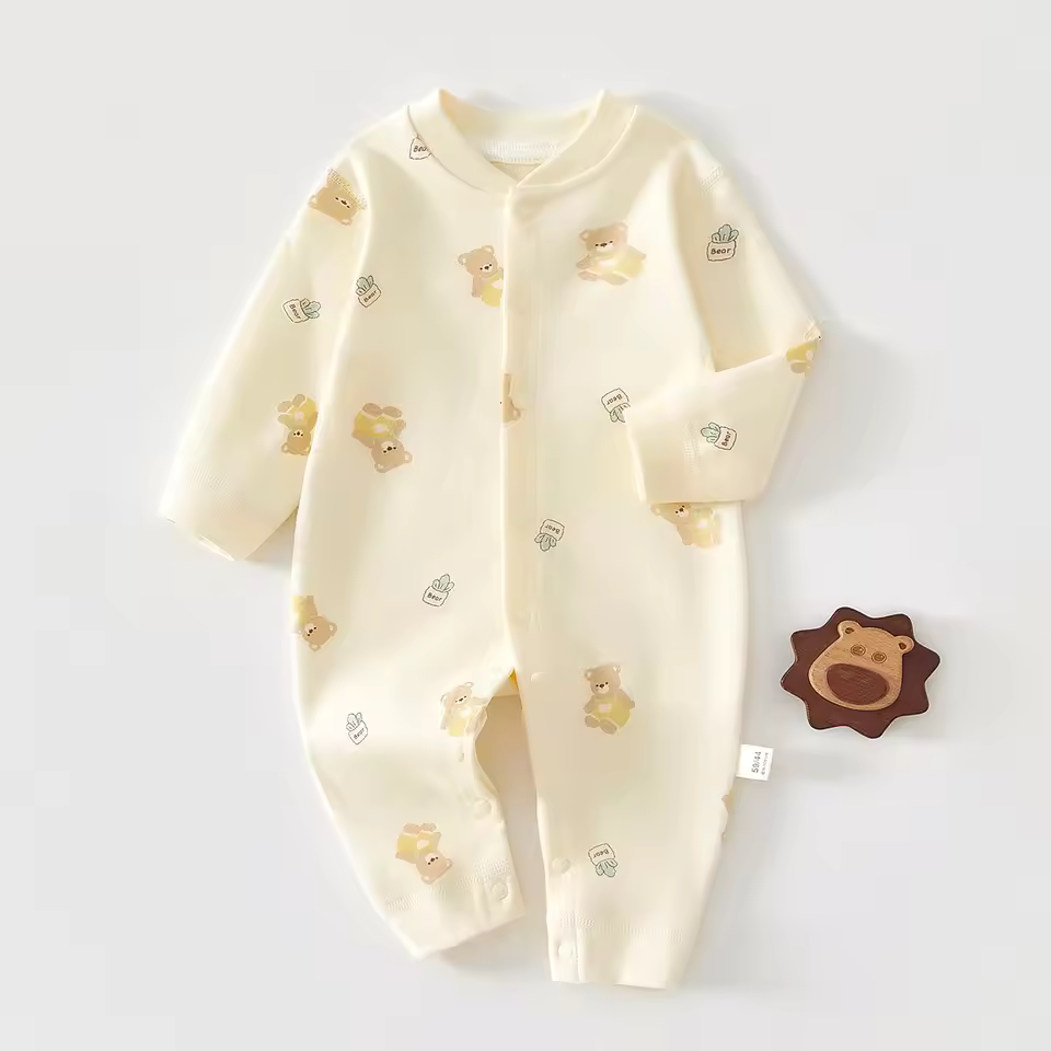 Essential Premium Cotton Romper - Playful Storytime