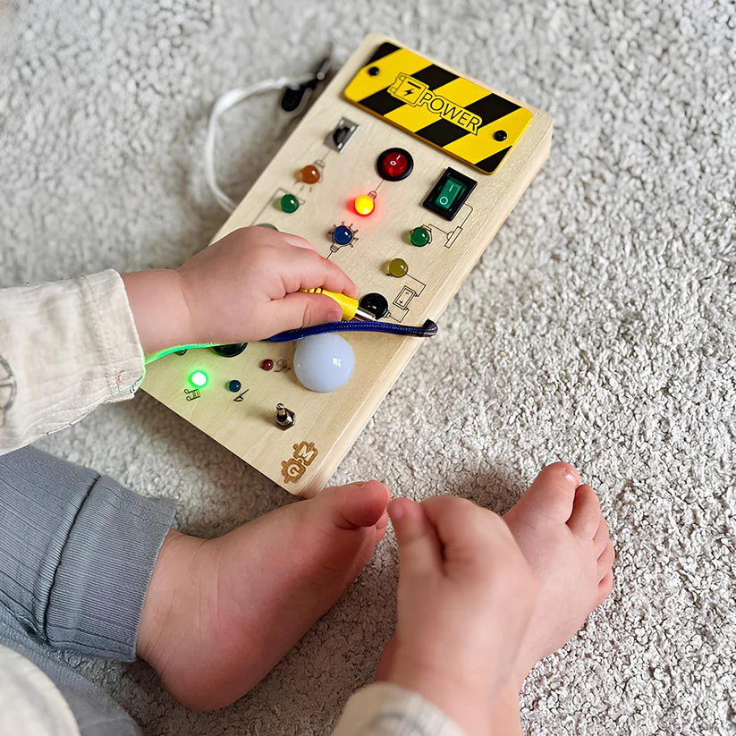 Montessori Wooden Switch Board