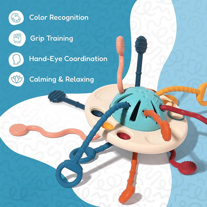 Montessori Silicone Pulling Toy