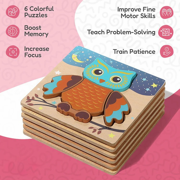 Montessori Happy Puzzles (6 Pack)