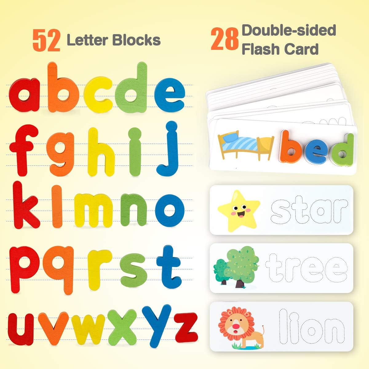 Montessori Wooden Spelling Game