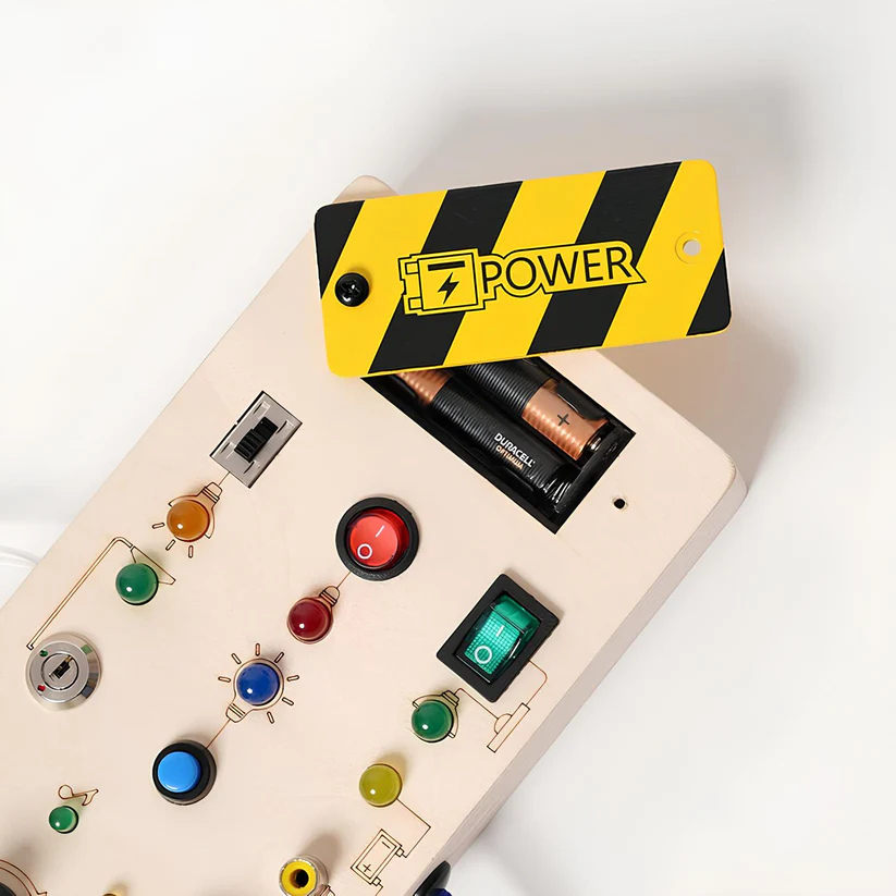 Montessori Wooden Switch Board