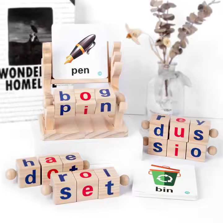 Montessori Spin and Spell Set