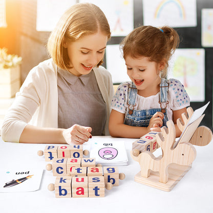 Montessori Spin and Spell Set
