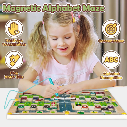 Montessori Alphabet Parking Maze