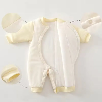 Winter Premium Cotton Romper - Honey Bear