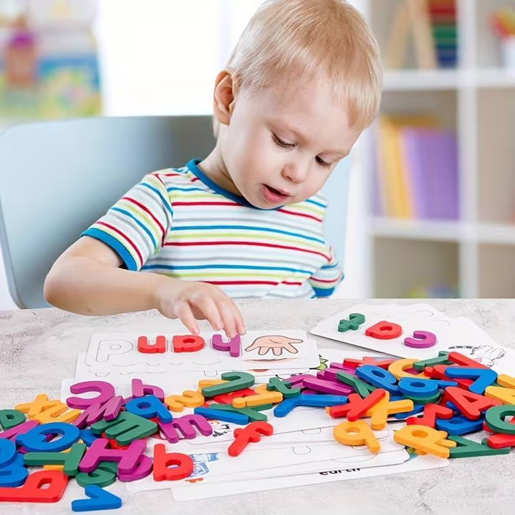Montessori Wooden Spelling Game