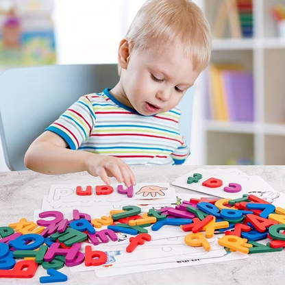 Montessori Wooden Spelling Game